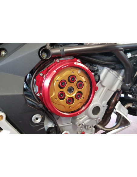 Carter d'embrayage transparent CNC RACING - MV AGUSTA BRUTALE 800 RR