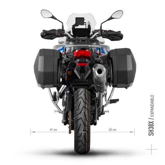 Supports valises latérales SHAD 3P System BMW F750 GS 2018-2026 / F800 GS 2024-2026 / F850 GS 2018-2026