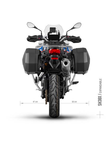Supports valises latérales SHAD 3P System BMW F750 GS 2018-2026 / F800 GS 2024-2026 / F850 GS 2018-2026