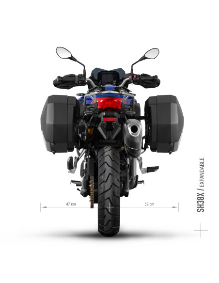 Supports valises latérales SHAD 3P System BMW F750 GS 2018-2026 / F800 GS 2024-2026 / F850 GS 2018-2026