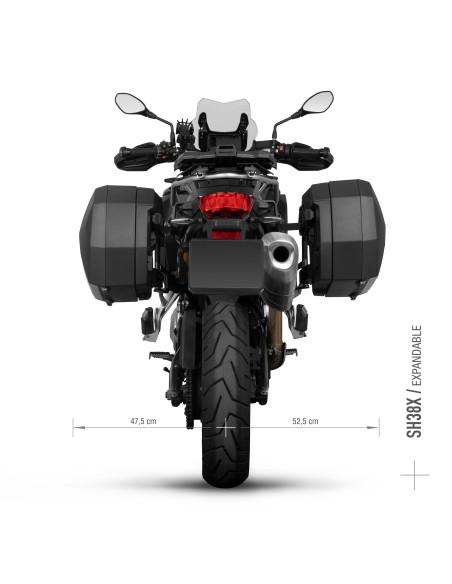 Supports valises latérales SHAD 3P System BMW F750 GS 2018-2026 / F800 GS 2024-2026 / F850 GS 2018-2026