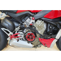 Carter d'embrayage spécifique pour montage du carter transparent CNC RACING - DUCATI STREETFIGHTER V4 2