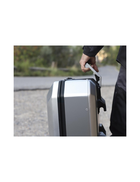 Valise latérale gauche SHAD TR36L Terra Aluminium