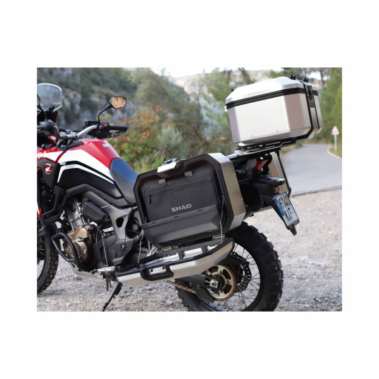 Valise latérale gauche SHAD TR36L Terra Aluminium