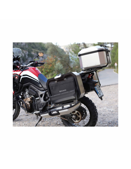 Valise latérale gauche SHAD TR36L Terra Aluminium