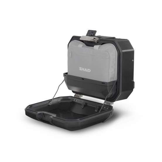 Valise latérale gauche SHAD TR36L Terra Black Edition Aluminium