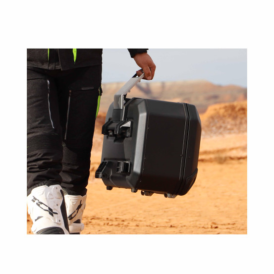 Valise latérale gauche SHAD TR47L Terra Black Edition Aluminium