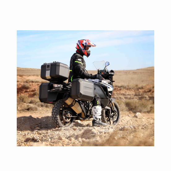 Valise latérale gauche SHAD TR47L Terra Black Edition Aluminium