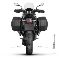 Supports valises latérales SHAD 3P System BMW R1300GS 2023-2026 2