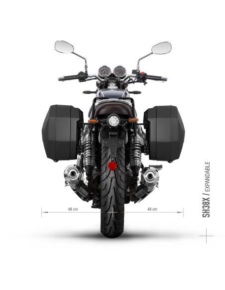 Supports valises latérales SHAD 3P System Moto Guzzi 850 V7 Stone / Corsa / Ten / Special Edition 2023-2026