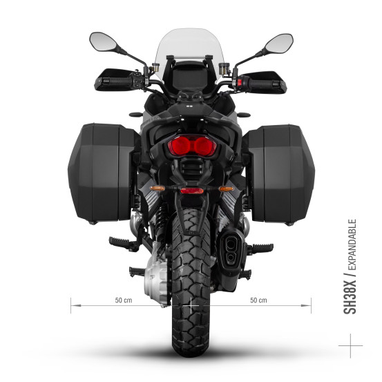Supports valises latérales SHAD 3P System Moto Guzzi Stelvio 1000 2024-2026