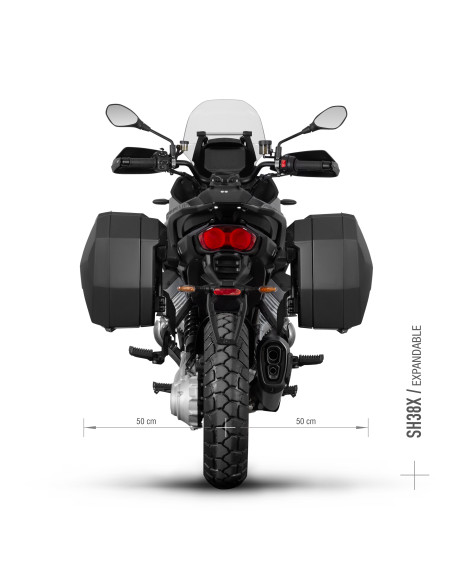 Supports valises latérales SHAD 3P System Moto Guzzi Stelvio 1000 2024-2026