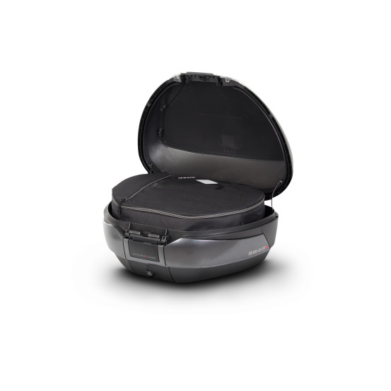 Top Case SHAD SH48 (capot Carbone + dosseret)