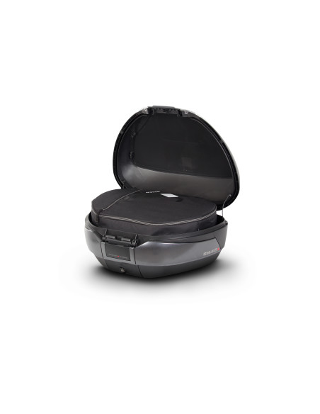 Top Case SHAD SH48 (capot Carbone + dosseret)