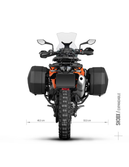 Supports valises latérales SHAD 3P System KTM 790 Adventure 2019-2024 / 890 Adventure / L / R / Rally 2021-2024 / Husqvarna N