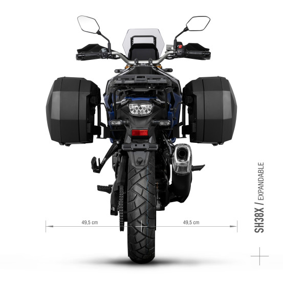 Supports valises latérales SHAD 3P System Suzuki V-Strom 800 DE 2023-2026