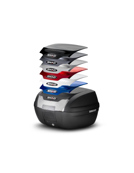 Top Case SHAD SH40 Noir Brut