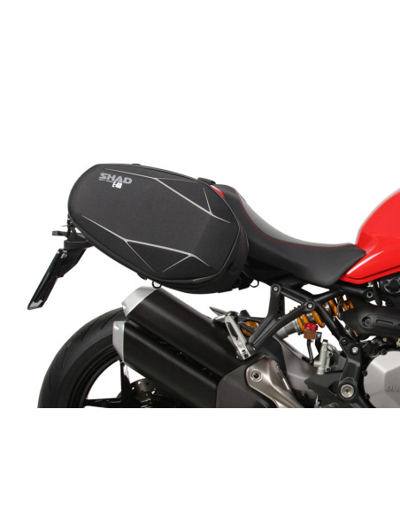 Supports écarteurs sacoches cavalières SHAD SE Ducati Monster 1200