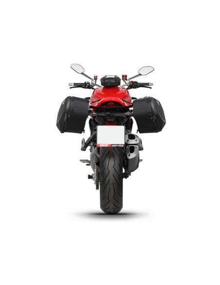 Supports écarteurs sacoches cavalières SHAD SE Ducati Monster 1200