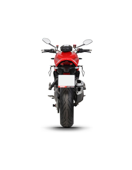 Supports écarteurs sacoches cavalières SHAD SE Ducati Monster 1200