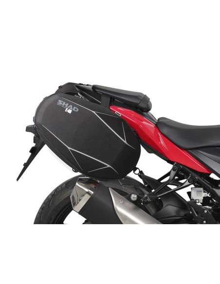 Supports écarteurs sacoches cavalières SHAD SE Suzuki GSX 750 S 2017-2022