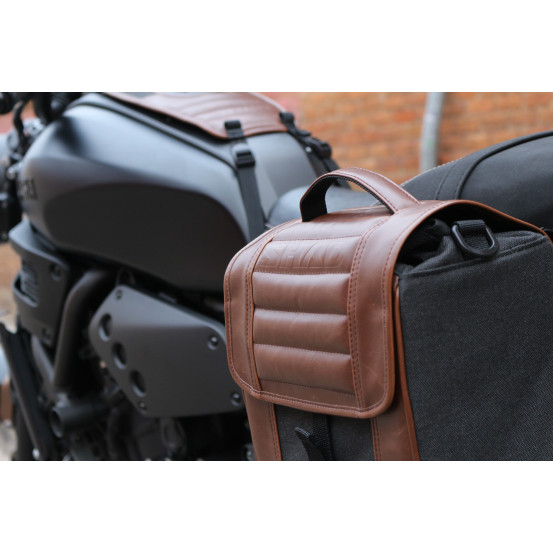 Sacoche latérale Cafe Racer SHAD SR38 10L Marron