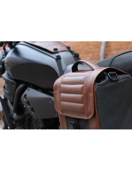 Sacoche latérale Cafe Racer SHAD SR38 10L Marron