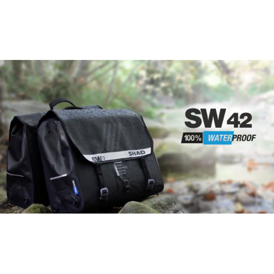 Sacoches cavalières étanche SHAD SW42 25L Noir
