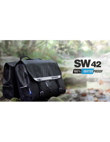 Sacoches cavalières étanche SHAD SW42 25L Noir