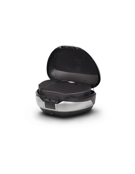 Top Case SHAD SH48 Titanium (capot Carbone + dosseret)