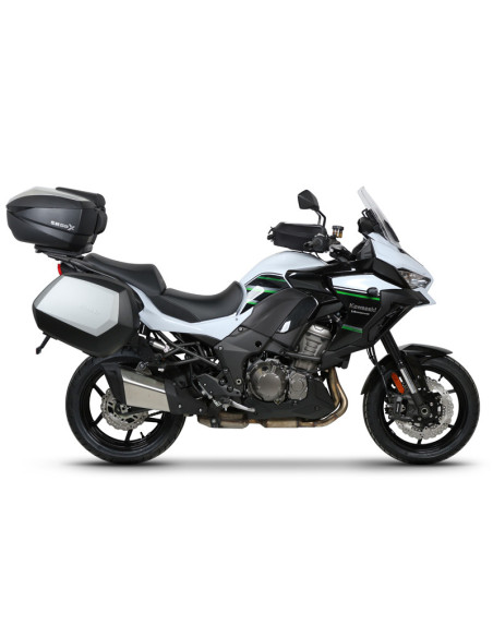Valises Latérales Aluminium Gobi 34-45L Pour Kawasaki ZZR 1200 / 1100 - Bagtecs - Neuf Avec Kit Supplémentaire