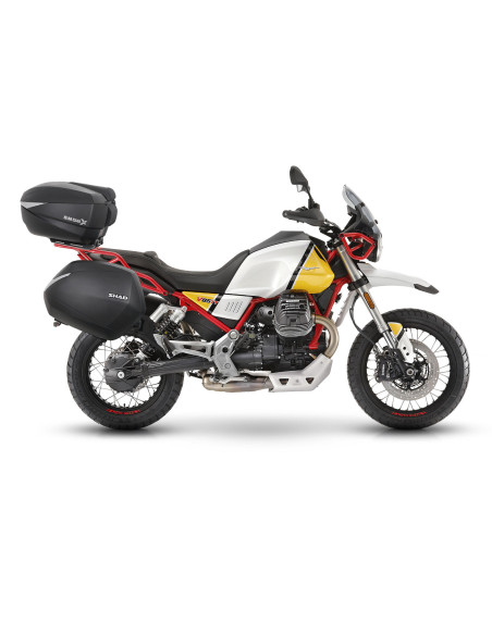 Supports valises latérales SHAD 4P System Moto Guzzi V85TT / Travel 2019-2023
