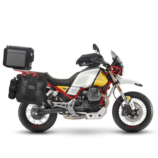 Supports valises latérales SHAD 4P System Moto Guzzi V85TT / Travel 2019-2023