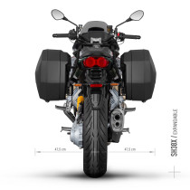 Supports valises latérales SHAD 3P System Moto Guzzi V100 Mandello 2022-2026 2