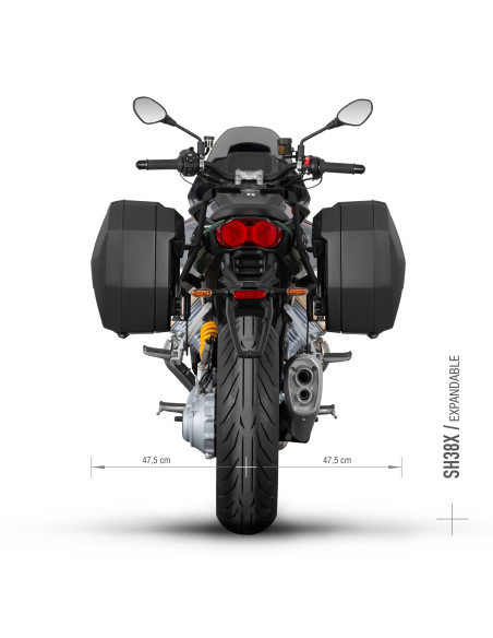Supports valises latérales SHAD 3P System Moto Guzzi V100 Mandello 2022-2026