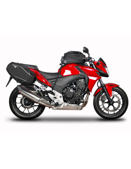 Supports écarteurs sacoches cavalières SHAD SE Honda CB500F / X 2013-2015 / CBR500R 2014-2015