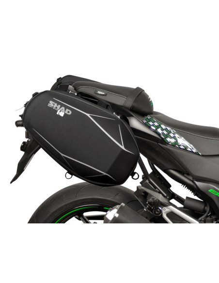 Supports écarteurs sacoches cavalières SHAD SE Kawasaki Z800 2013-2017