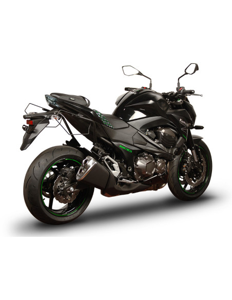 Supports écarteurs sacoches cavalières SHAD SE Kawasaki Z800 2013-2017