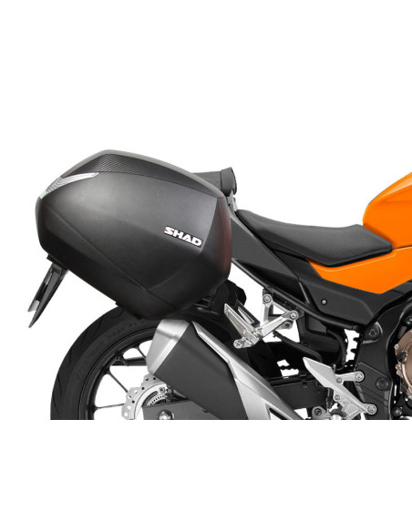 Supports valises latérales SHAD 3P System Honda CB500F / CBR R 2016-2018