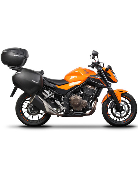 Supports valises latérales SHAD 3P System Honda CB500F / CBR R 2016-2018