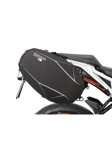 Supports écarteurs sacoches cavalières SHAD SE KTM Duke 125 / 250 / 390 2017-2023 / 200 2017-2018