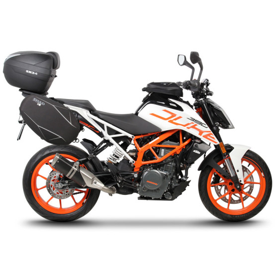 Supports écarteurs sacoches cavalières SHAD SE KTM Duke 125 / 250 / 390 2017-2023 / 200 2017-2018