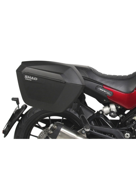 Supports valises latérales SHAD 3P System Benelli Leoncino 502i / Trail 2017-2024