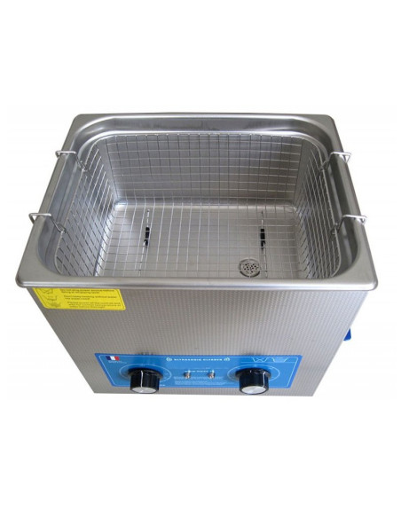 Nettoyeur Ultrasons Bac carré 10 Litres