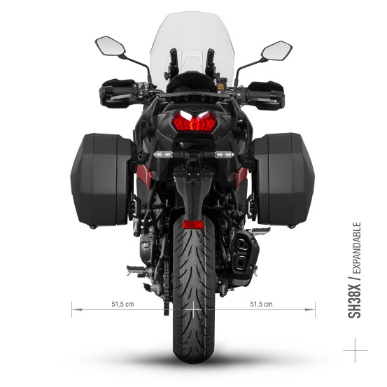 Supports valises latérales SHAD 3P System Kawasaki Versys 1000 2019-2024
