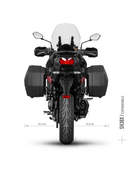 Supports valises latérales SHAD 3P System Kawasaki Versys 1000 2019-2024
