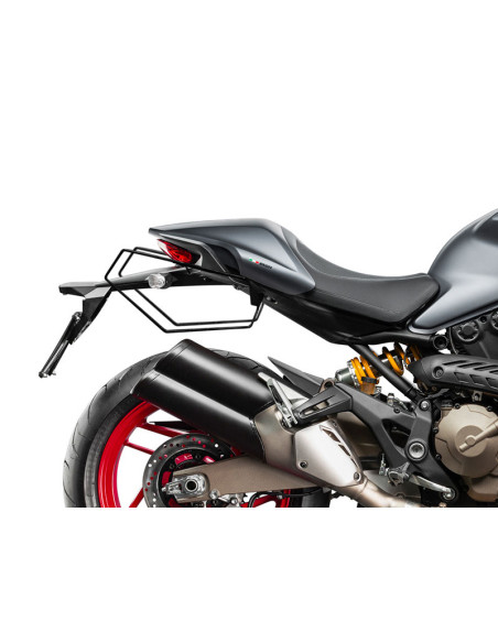 Supports écarteurs sacoches cavalières SHAD SE Ducati Monster 821 2015-2021