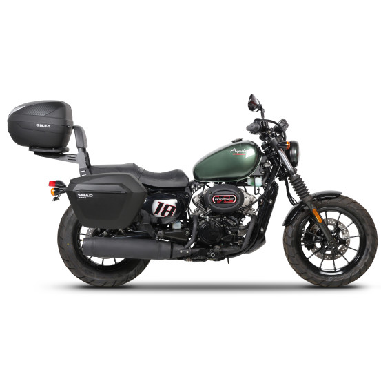 Supports valises latérales SHAD 3P System Hyosung GV 125 Aquila 2018-2023