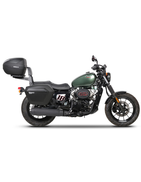Supports valises latérales SHAD 3P System Hyosung GV 125 Aquila 2018-2023