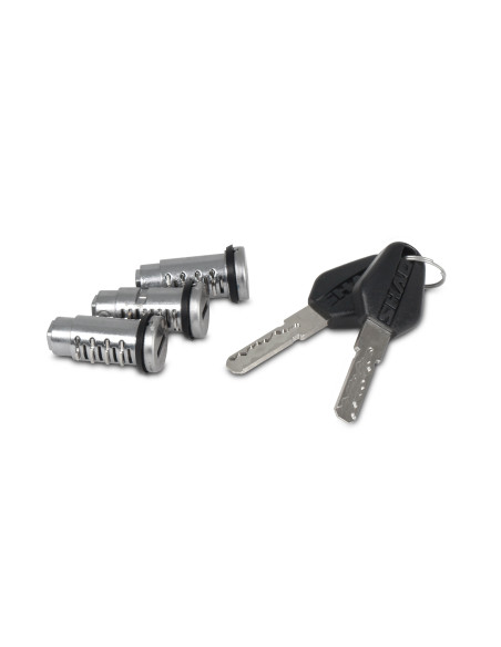 Kit serrure 3 barillets valises latèrales SHAD Terra TR36 / TR37